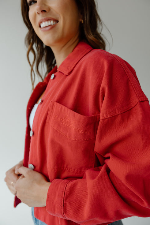 Alabama Sanders Embroidery Canvas Twill Jacket